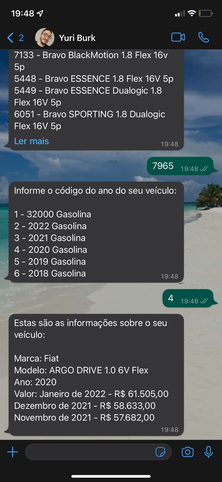 Whatsapp Chatbot